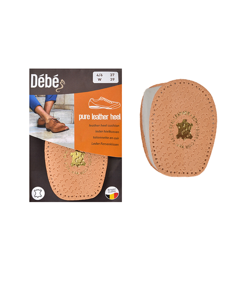 Leather heel cushion